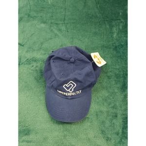 List Perfectly Mens Blue Baseball Hat Cap Adjustable One Size NWT